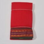 Kalyani Cotton Dhoti (Chili Pepper)