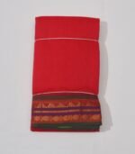 Kalyani Cotton Dhoti (Chili Pepper)