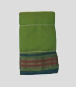 Kalyani Cotton Dhoti (Muddy Green)
