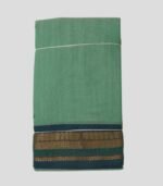 Kalyani Cotton Dhoti (Slate Green)