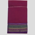 Kalyani Cotton Dhoti (Pansy Purple)
