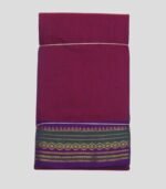 Kalyani Cotton Dhoti (Pansy Purple)
