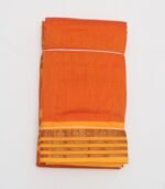 Kalyani Cotton Dhoti (Flame)