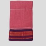 Kalyani Cotton Dhoti (Dark Rose)