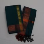 Kalyani Zari Set Dhoti (Black Pearl)
