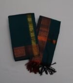 Kalyani Zari Set Dhoti (Black Pearl)