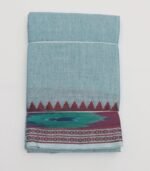 Pochampalli Dhoti (Cadet Grey)