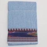 Pochampalli Dhoti (Gull Grey)