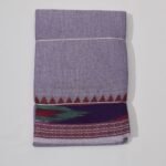 Pochampalli Dhoti (Greyish Purple)