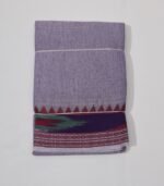 Pochampalli Dhoti (Greyish Purple)
